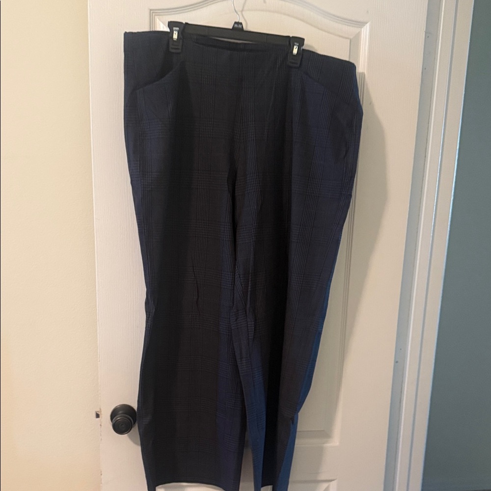 Black Plaid Trousers